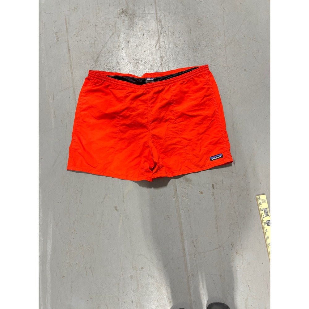 Patagonia Mens Baggies Shorts Orange 5 Inch Inseam Swim Trunks Large